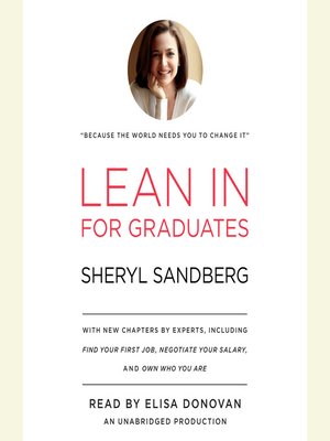 cover image of Lean In for Graduates